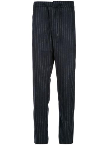 Cuisse De Grenouille Striped Trousers - Blue