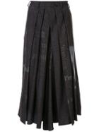 Yohji Yamamoto Pre-owned Pleated Wide Leg Trousers - Grey