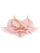 Niels Peeraer Wings Heart Shoulder Bag - Pink & Purple
