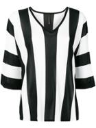 Pierantoniogaspari Vertical Striped Blouse - Black