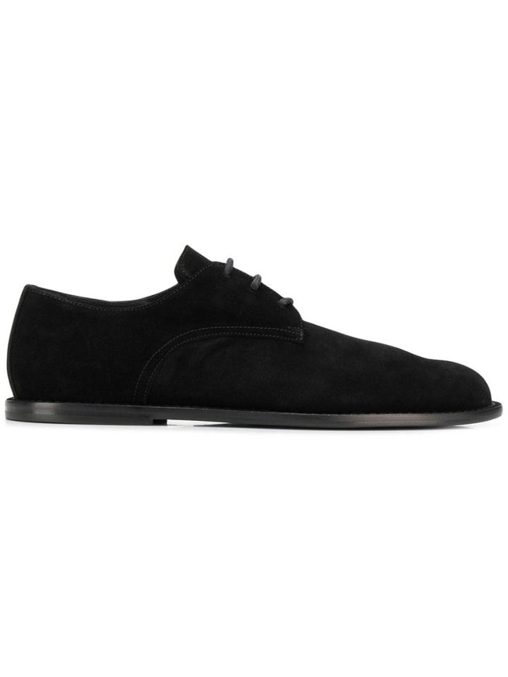 Ann Demeulemeester Suede Lace-up Shoes - Black
