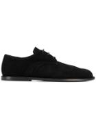 Ann Demeulemeester Suede Lace-up Shoes - Black
