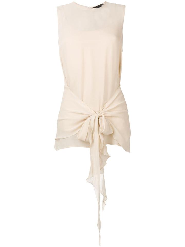 Max Mara Sulmona Ruffled Top - Neutrals