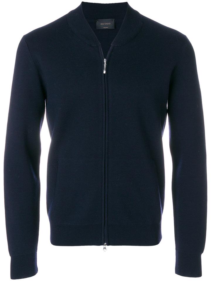 Dell'oglio Bomber Cardigan - Blue