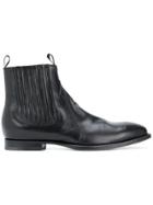 Buttero Classic Fitted Chelsea Boots - Black