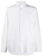 Cenere Gb Long-sleeve Fitted Shirt - White