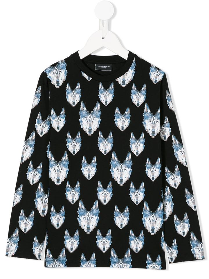 Marcelo Burlon County Of Milan Kids - Or Sweatshirt - Kids - Cotton - 8 Yrs, Black