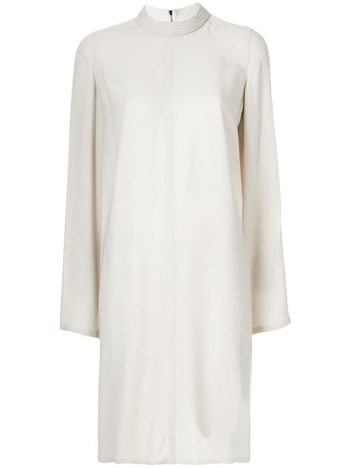 Rick Owens Moody Longsleeves Tunic Dress - Neutrals