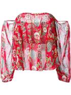 Dondup Off-shoulder Ruffled Top
