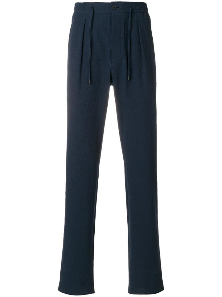 Fendi Straight Leg Trousers - Blue