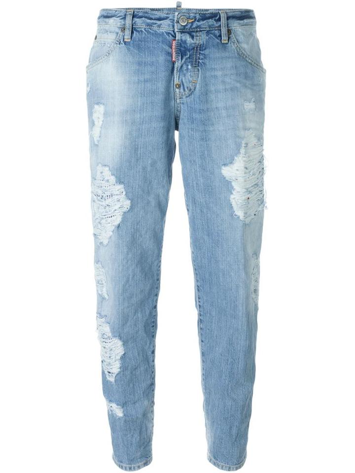 Dsquared2 Hockney Jeans, Women's, Size: 44, Blue, Cotton/polyester