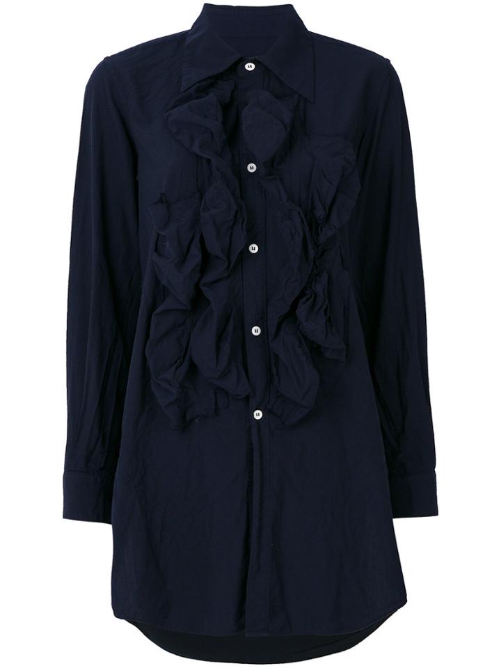 Comme Des Garçons Textured Shirt - Blue