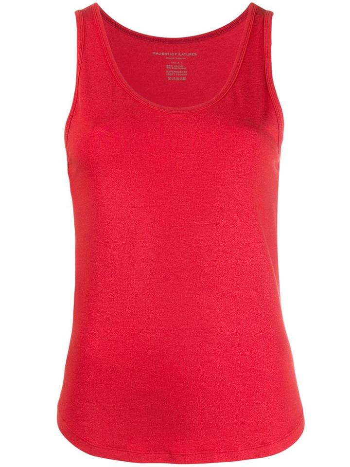 Majestic Filatures Jersey Tank Top - Red