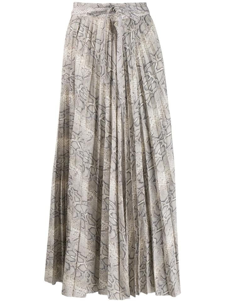 A.w.a.k.e. Mode Pleated Stephanie Skirt - Neutrals
