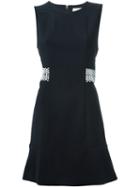 Michael Michael Kors Studded Sleeveless Dress, Women's, Size: 4, Blue, Polyester/viscose/spandex/elastane/aluminium