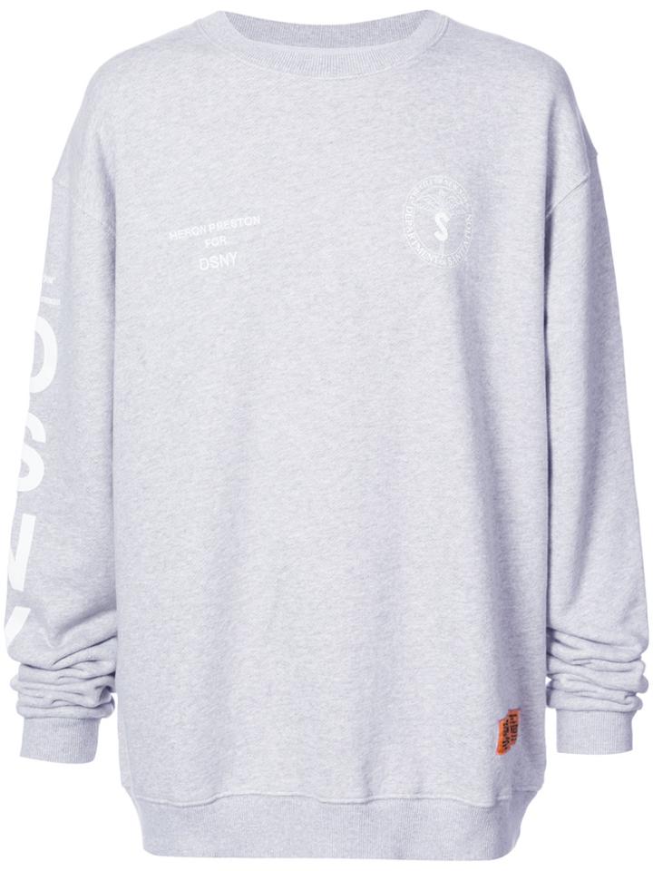 Heron Preston Printed Sweatshirt - Grey