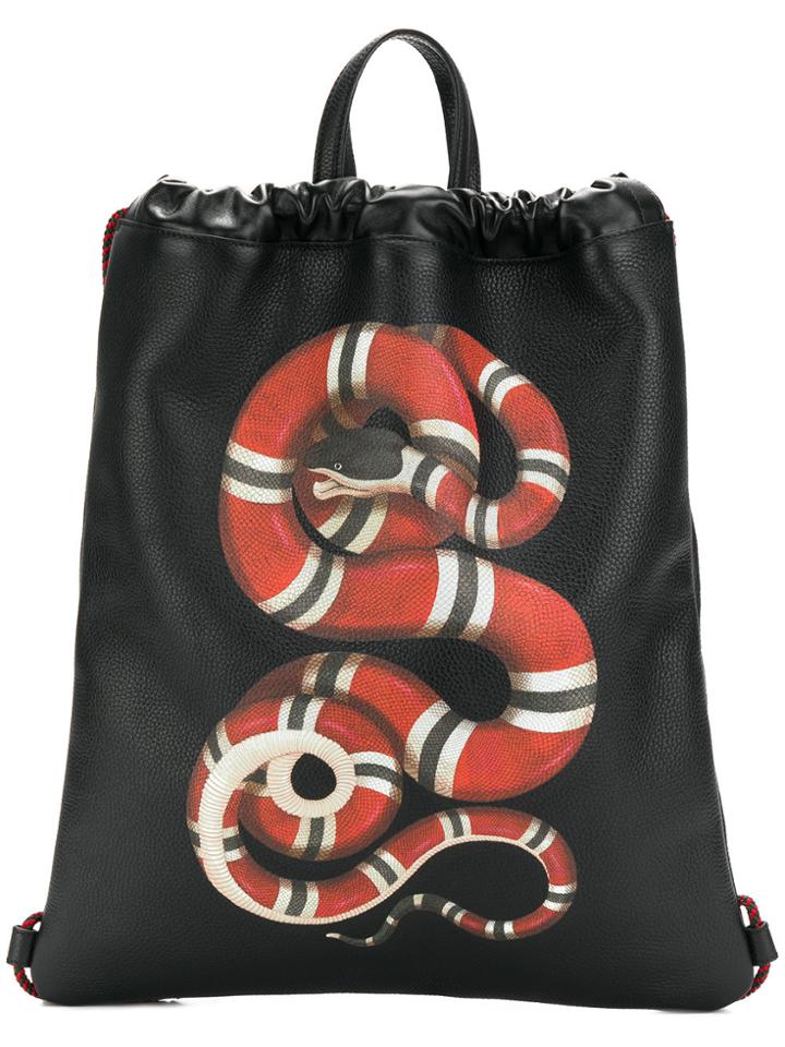 Gucci Kingsnake Backpack - Black