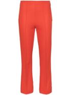 Rudi Gernreich Kick-flare Cropped Trousers - Red