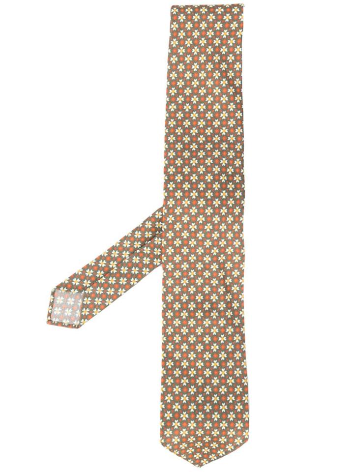 Lardini Multicoloured Tie - Green