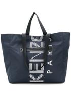 Kenzo Logo Shopping Tote - Blue