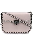 Valentino Garavani Crossbody Bag, Women's, Pink/purple, Leather/metal (other)