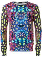 Frankie Morello Graphic Print Sweater - Blue