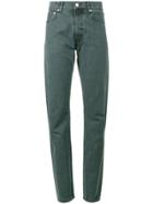 Holiday Blue High Waist Straight Leg Jeans