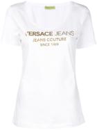 Versace Jeans Embroidered Logo T-shirt - White
