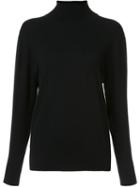 Ryan Roche Turtleneck Jumper, Women's, Size: Medium, Black, Cashmere