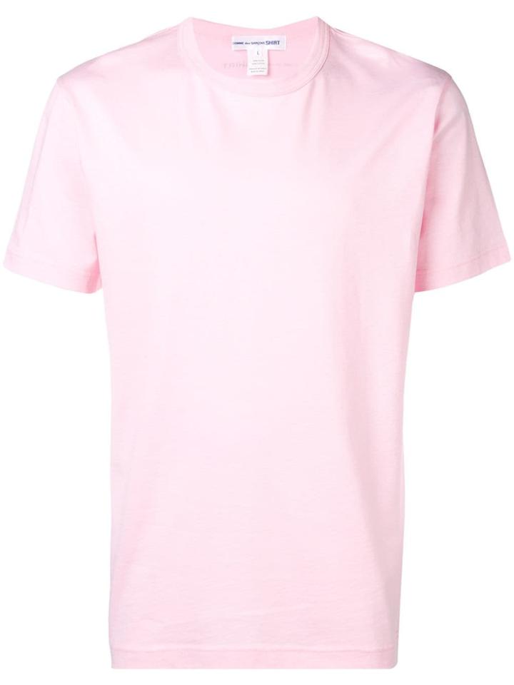Comme Des Garçons Shirt Logo Print T-shirt - Pink