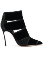 Casadei Pointed Strappy Pumps - Black