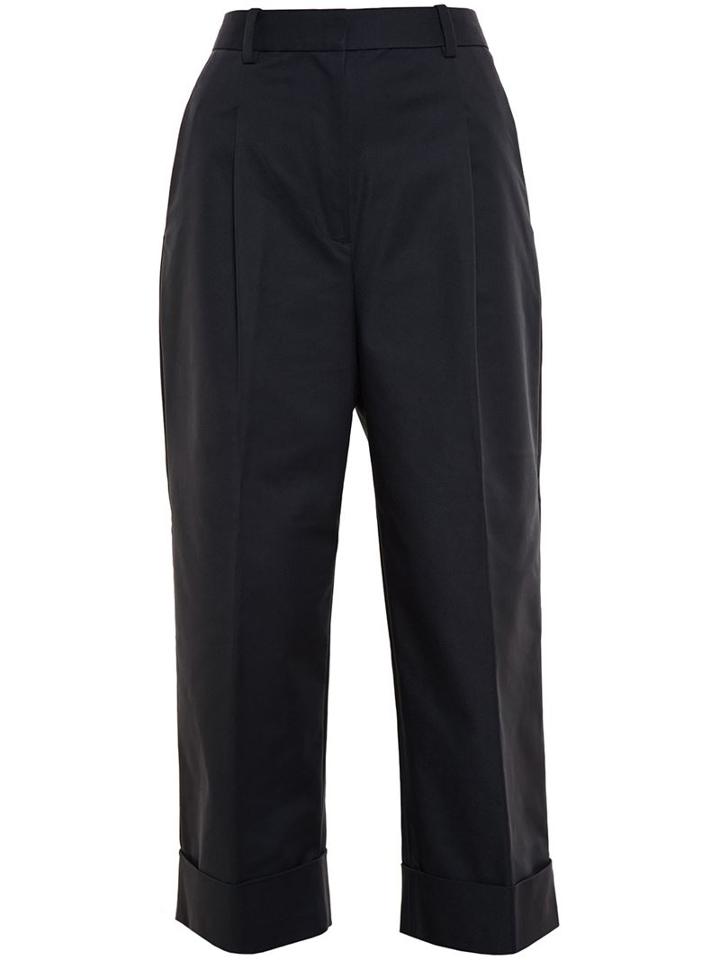3.1 Phillip Lim Wide Leg Culottes, Women's, Size: 6, Black, Cotton/polyamide/spandex/elastane