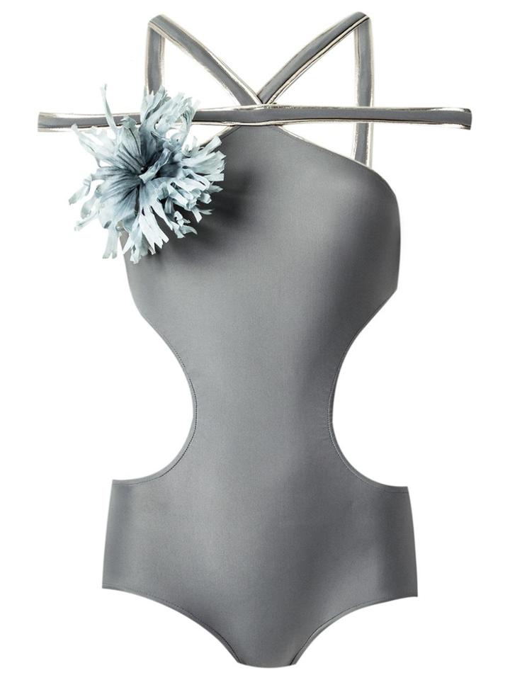 Adriana Degreas Strappy Swimsuit - Grey