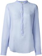 Forte Forte Band Collar Buttoned Blouse