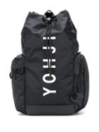 Y-3 Graphic Print Backpack - Black