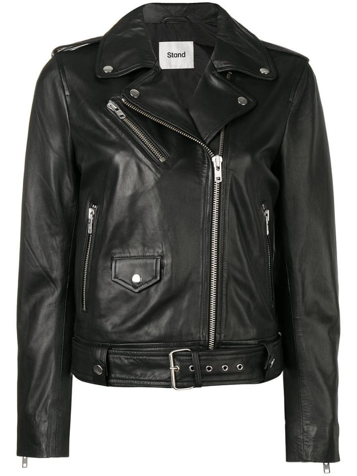 Stand Polly Biker Jacket - Black