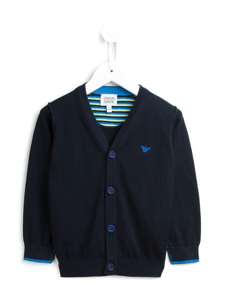 Armani Junior V-neck Cardigan