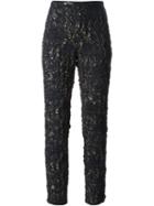 Rochas Ruched Shell Effect Trousers