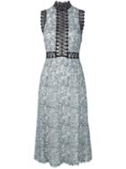 Yigal Azrouel Contrast Lace Dress