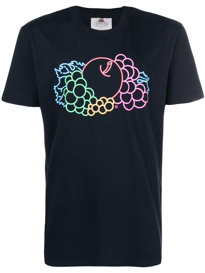 Cédric Charlier Fruit Of The Loom Gradient T-shirt - Black