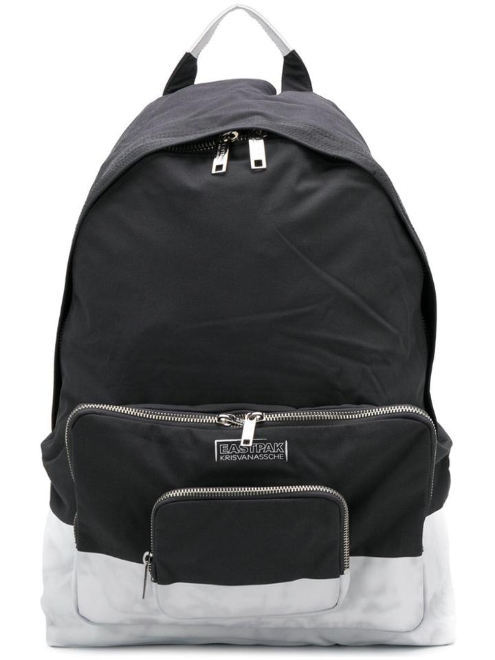 Eastpak X Kris Van Assche Two-tone Backpack - Black