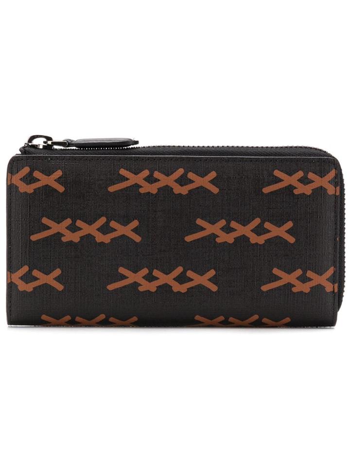 Ermenegildo Zegna Couture Triple X Continental Wallet - Black
