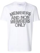 Stella Mccartney Members And Non Members Only T-shirt - White