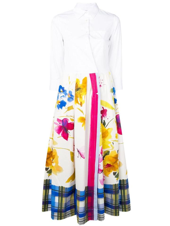 Sara Roka Elena Shrit Dress - White