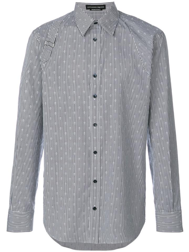 Alexander Mcqueen Mini Skull Striped Shirt - Unavailable