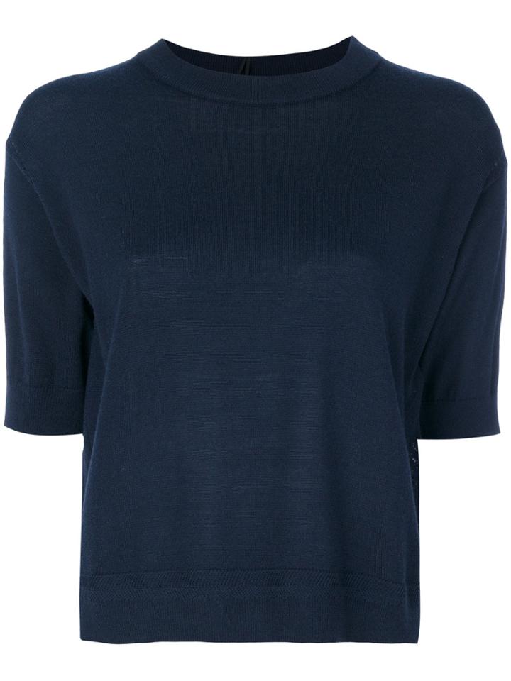 Twin-set Classic Knitted Top - Blue