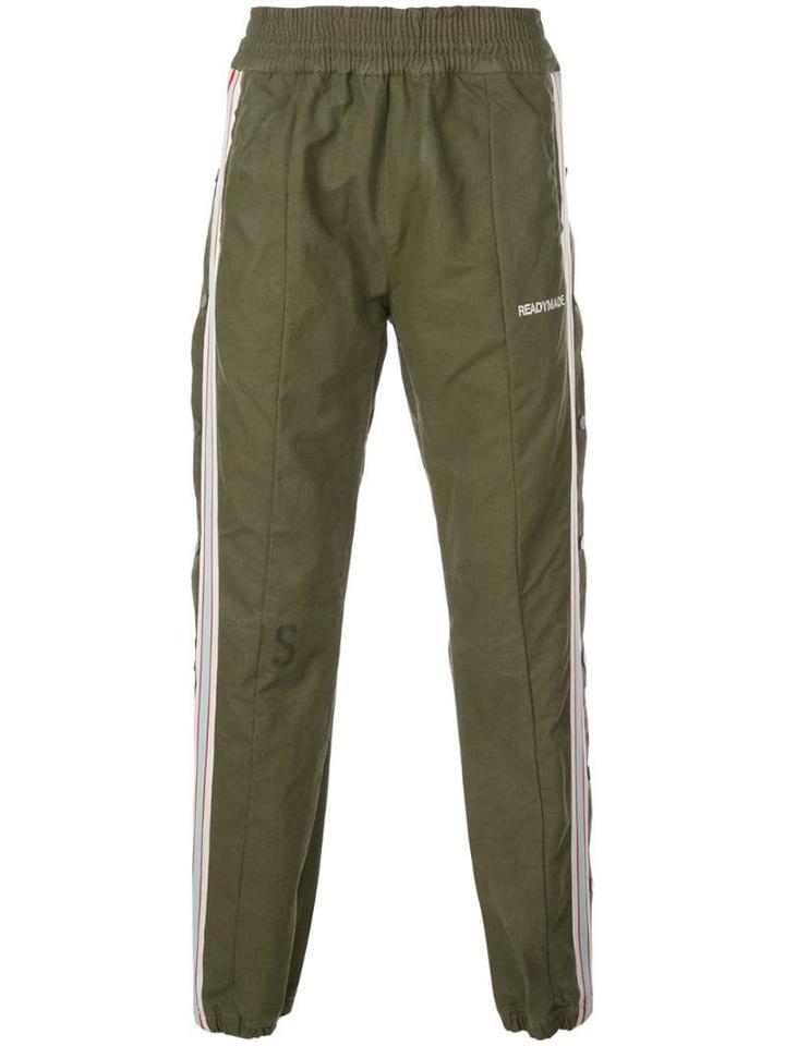 Readymade Side-striped Track Pants - Green