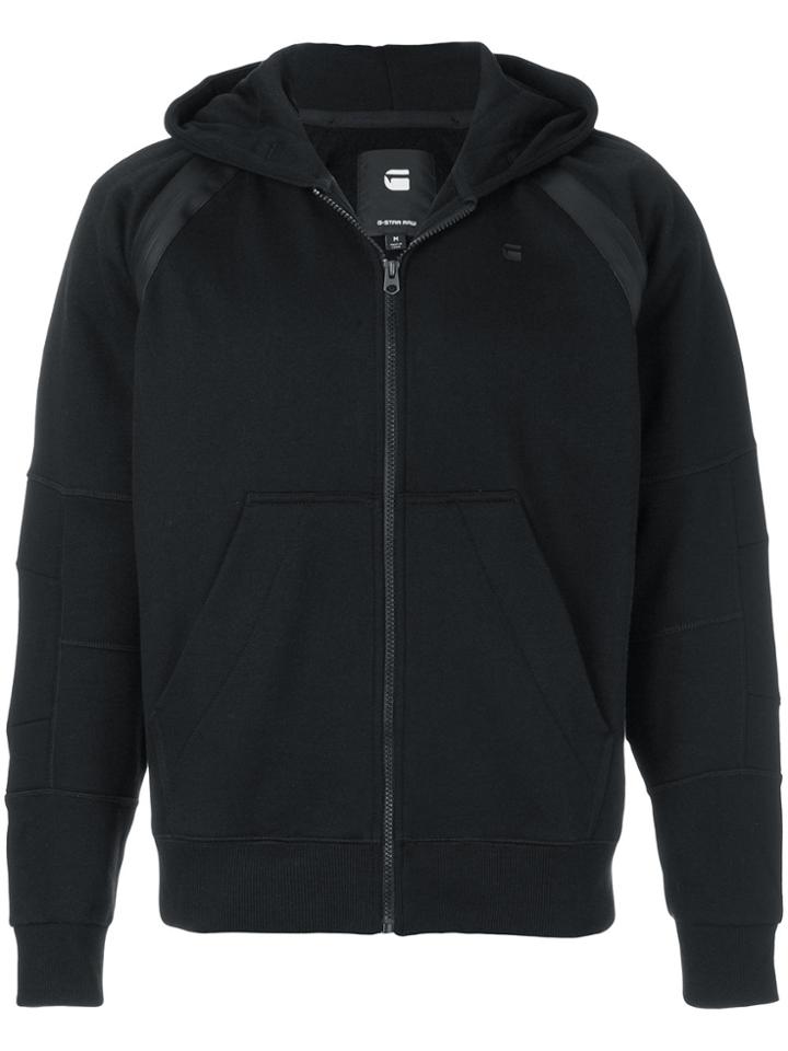G-star Zip Up Hoodie - Black