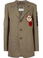Maison Margiela Patch Detail Longline Blazer