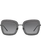 Dolce & Gabbana Eyewear Cut Out Frames - Black